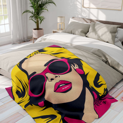 Urban Pop Art Blankets – Bold, Cozy Streetwear Home Decor