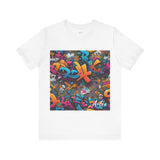 Black Graffiti Street Art T-Shirt – Bold Urban Graphic Tee