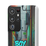 Urban Graffiti Phone Case - Gritty Streetwear for Boys