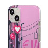 Streetwear Graffiti Phone Case for Girls - Soft and Bold Style