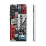 Graffiti Phone Case: London Skyline, Neon Accents, Edgy Styl - Phone Case by Printify | Unique designs from ArteoDesign