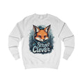 Street Clever Blue Sweatshirt – Fox with Headphones Design