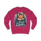 Street Clever Blue Sweatshirt – Fox with Headphones Design