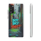 Urban Graffiti Phone Case - Gritty Streetwear for Boys