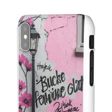 Graffiti Phone Case: Urban Chic with a Feminine Twist - Phone Case by Printify | Unique designs from ArteoDesign