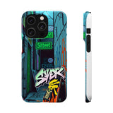 Graffiti-Inspired Phone Case for Girls: Urban Chic Style - Phone Case by Printify | Unique designs from ArteoDesign