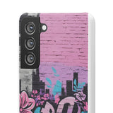 Chic Graffiti Phone Case - Feminine Urban Style for Girls