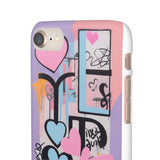 Graffiti Street Art-Inspired Phone Case for Girls