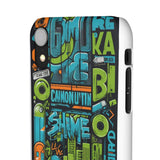 Graffiti Chic Phone Case: Urban Style with a Feminine Twist - Phone Case by Printify | Unique designs from ArteoDesign