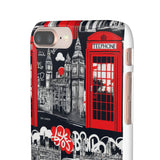 Edgy London Street Art Graffiti Phone Case for Boys