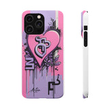 Graffiti Phone Case: Urban Chic for Girls with London Skylin - Phone Case by Printify | Unique designs from ArteoDesign