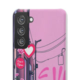 Graffiti Streetwear Phone Case for Girls - Soft, Bold Style