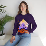 Halloween Ghost Sweatshirt – Cute Spooky "Happy Halloween" Design