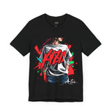 Bold Urban Graffiti Girl T-Shirt – Edgy Street Style Art Tee