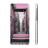 Stylish Graffiti Phone Case for Girls - Urban Elegance Design