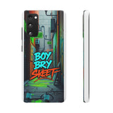 Urban Graffiti Phone Case - Gritty Streetwear for Boys