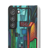 Urban Graffiti Chic: London Skyline Phone Case for Girls - Phone Case by Printify | Unique designs from ArteoDesign