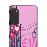 Streetwear Graffiti Phone Case for Girls - Soft and Bold Style