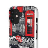 Edgy London Street Art Graffiti Phone Case for Boys