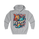 Men’s Retro Vibes Cartoon Hoodie - Vibrant Graphic Design