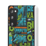 Urban Graffiti Style Phone Case - Cool and Chic for Girls