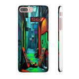 Urban Graffiti Chic: London Skyline Phone Case for Girls - Phone Case by Printify | Unique designs from ArteoDesign