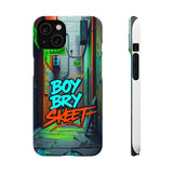 Urban Graffiti Phone Case for Boys - Gritty Streetwear Style