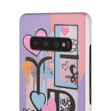 Graffiti Phone Case for Girls: Urban Chic Meets Feminine Sty - Phone Case by Printify | Unique designs from ArteoDesign