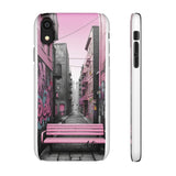 Stylish Graffiti Phone Case for Girls - Urban Elegance Design