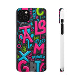 Graffiti Phone Case for Girls: Urban Chic Meets Street Style - Phone Case by Printify | Unique designs from ArteoDesign