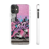 Chic Graffiti Phone Case - Feminine Urban Style for Girls