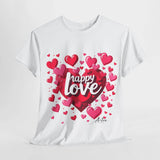 Forever Love Sweatshirt: Heart-Themed Unisex Fashion - T-Shirt by Printify | Unique designs from ArteoDesign