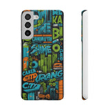 Urban Graffiti Style Phone Case - Cool and Chic for Girls