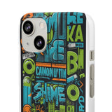 Urban Graffiti Style Phone Case - Cool and Chic for Girls