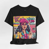 Retro Vibes: Women's Throwback T-Shirts with Bold '80s-'9 - T-Shirt by Printify | Unique designs from ArteoDesign