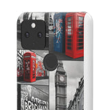 Graffiti Phone Case: London Skyline, Neon Accents, Edgy Styl - Phone Case by Printify | Unique designs from ArteoDesign