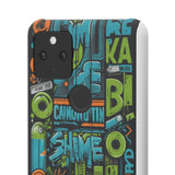 Urban Graffiti Style Phone Case - Cool and Chic for Girls