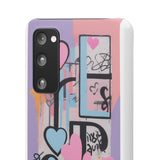 Graffiti Street Art-Inspired Phone Case for Girls