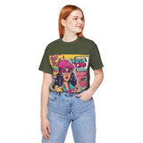 Retro Vibes: Women's Throwback T-Shirts with Bold '80s-'9 - T-Shirt by Printify | Unique designs from ArteoDesign