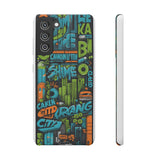 Urban Graffiti Style Phone Case - Cool and Chic for Girls