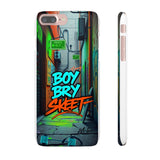 Urban Graffiti Phone Case for Boys - Gritty Streetwear Style