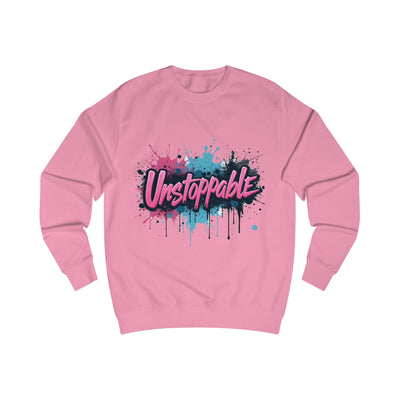 Unstoppable Navy Sweatshirt – Graffiti-Inspired Graphic