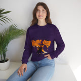 Halloween Sweatshirt – Spooky Witch and Ghosts Design