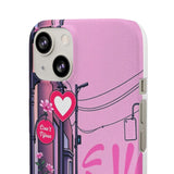 Graffiti Phone Case for Girls: London Skyline Design, Edgy U - Phone Case by Printify | Unique designs from ArteoDesign