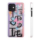 Graffiti Street Art-Inspired Phone Case for Girls