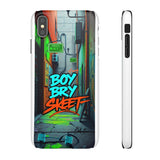 Urban Graffiti Phone Case - Gritty Streetwear for Boys