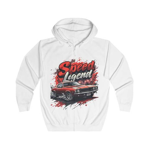 Speed Legend Men's Hoodie - Vintage Muscle Car Graphic