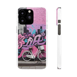 Graffiti Phone Case for Girls: Urban Chic with a Feminine Tw - Phone Case by Printify | Unique designs from ArteoDesign