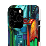 Urban Graffiti Chic: London Skyline Phone Case for Girls - Phone Case by Printify | Unique designs from ArteoDesign