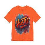 Hustle Tee - Bold Graffiti Streetwear with Vibrant Vibes